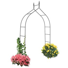 8 Feet 4 Inch High Gothic Steel Rose Arch