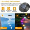 Solar Powered LED Ball Wind Chimes Color Changing LED String Light Patio Garden Decor