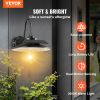 VEVOR Solar Barn Light, 3 Lighting Modes & Motion Sensor, Dusk to Dawn Outdoor Wall Sconces, Exterior Farmhouse Gooseneck Lights, Wall Mount, IP65 Wat