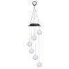 Solar Powered LED Ball Wind Chimes Color Changing LED String Light Patio Garden Decor