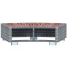 Spa Step Gray Poly Rattan 36.2"x17.7"x9.8"