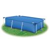 Rectangular Pool Cover 118 x 79 inch PE Blue