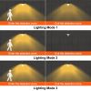 VEVOR Solar Barn Light, 3 Lighting Modes & Motion Sensor, Dusk to Dawn Outdoor Wall Sconces, Exterior Farmhouse Gooseneck Lights, Wall Mount, IP65 Wat