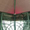 13x10 Outdoor Patio Gazebo Canopy Tent With Ventilated Double Roof And Mosquito net(Detachable Mesh Screen On All Sides),Suitable for Lawn, Garden, Ba