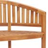 Banana Bench 47.2" Solid Teak Wood