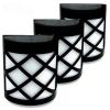 Spotlight Solar Wall Light In Lattice Design