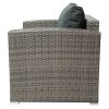 Patio Furniture Sets;  7-Piece Patio Wicker Sofa ;  Cushions;  Chairs ;  a Loveseat ;  a Table and a Storage Box