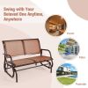 Swing Glider Chair 48 Inch Loveseat Rocker Lounge Backyard