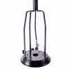 Outdoor Patio Propane Heater with Portable Wheels 47,000 BTU 88 inch Standing Gas Outside Heater Stainless Steel Burner Commercial & Residential Hamme